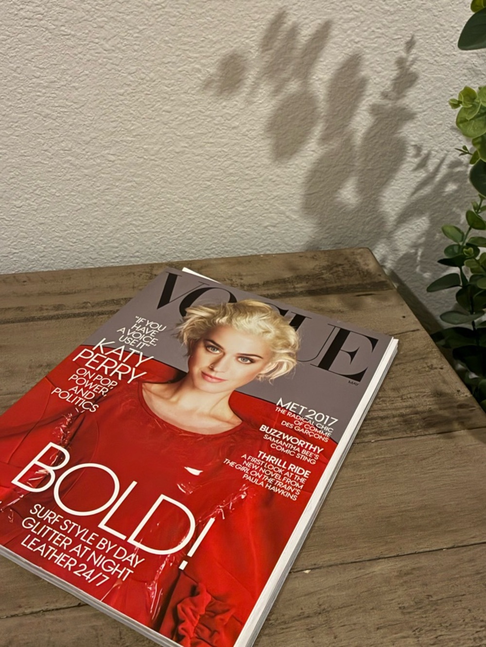 2017 VOGUE May MET Edition, with KATY PERRY.